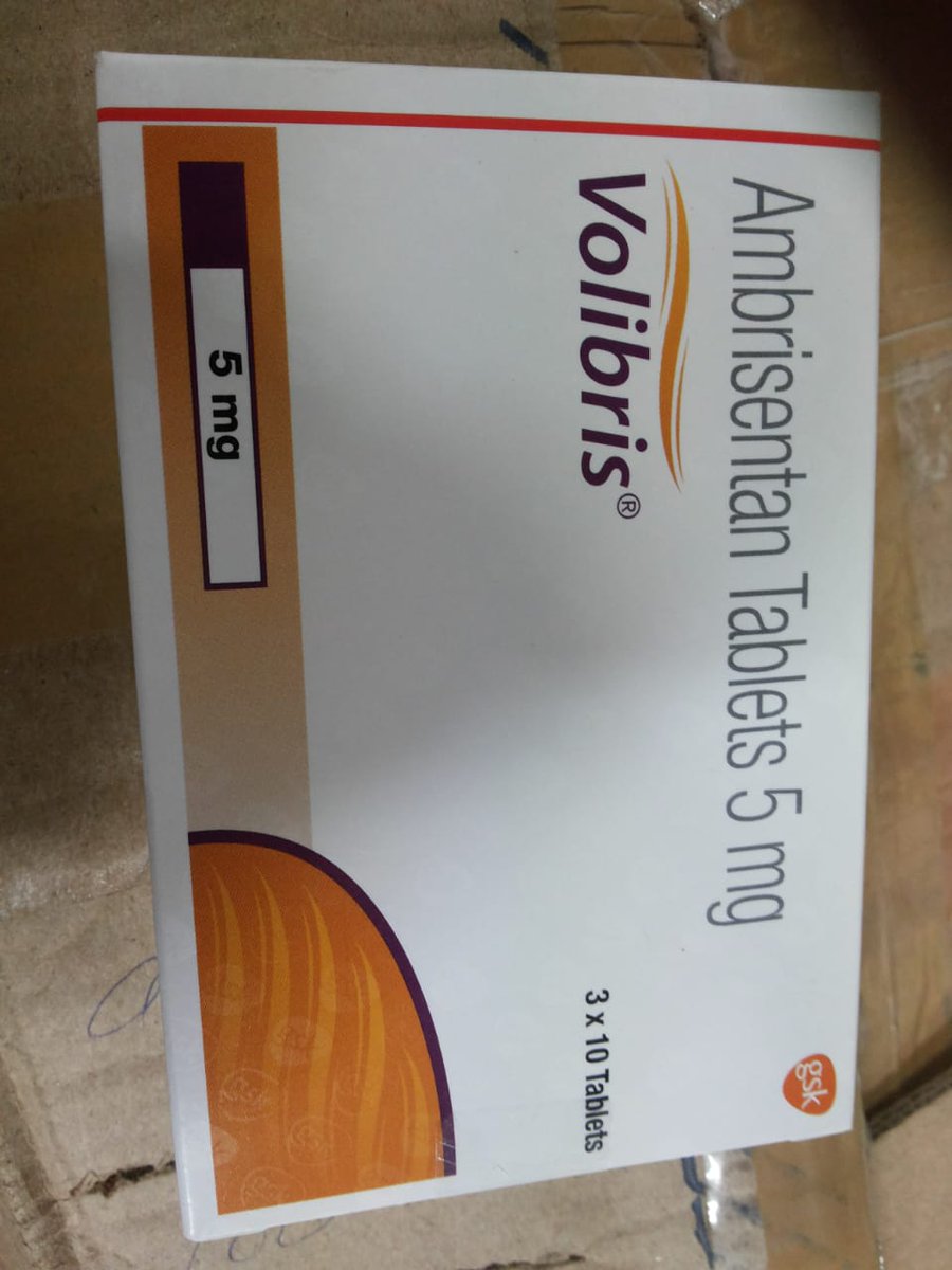 葛兰素史克研发的安立生坦片(Volibris)是用于治疗什么的？