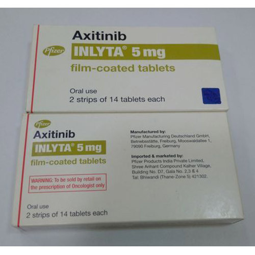 最新款专用药InlytaAxitinib，英立达使用方法使用量获中国香港引入用以肾肿瘤临床治疗